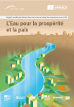 Rapport mondial des Nations Unies sur la mise en valeur des ressources en eau 2024 : L'eau pour la prospérité et la paix vignette