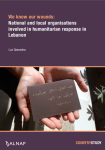 We know our wounds: National and local organisations involved in humanitarian response in Lebanon vignette