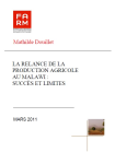 La relance de la production agricole au Malawi : succès et limites vignette