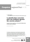 La planification concertée pour une meilleure gestion des excréta urbains ? vignette
