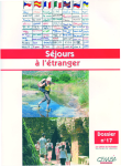 Séjours à l'étranger : Dossier n°17 vignette