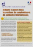 Intégrer le genre dans les actions de coopération et de solidarité internationale
