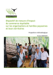 Dispositif de mesure d'impact du commerce équitable sur les organisations et familles paysannes et leurs territoires