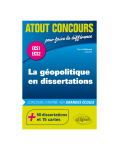 La géopolitique en dissertations
