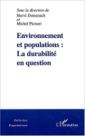 Environnement et populations : La durabilité en question vignette