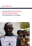 Evaluation of The Protracted Refugee Situation (PRS) For Burundians in Tanzania vignette